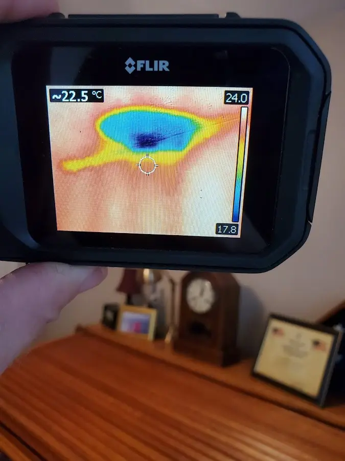 Thermal imaging inspection for water damage in Lindale